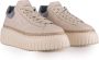 Hogan Leren Sneakers met Suède Details Beige Dames - Thumbnail 4