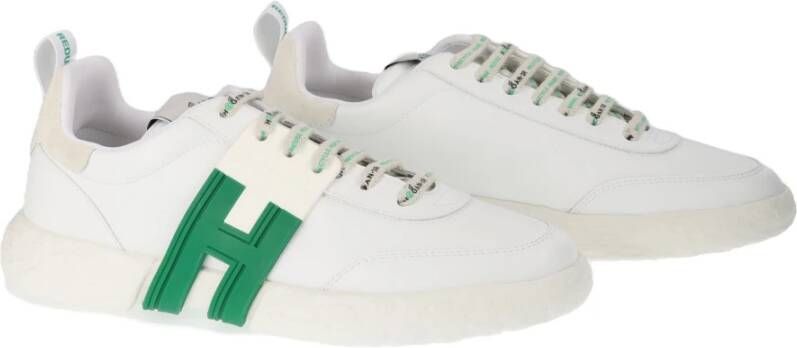 Hogan Leren Sneakers White Heren