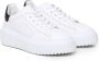 Hogan Leren Vetersluiting Stud Sneakers Wit White Dames - Thumbnail 2