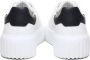 Hogan Leren Vetersluiting Stud Sneakers Wit White Dames - Thumbnail 3