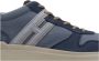 Hogan Leren Vetersneakers Blue Heren - Thumbnail 5