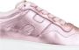 Hogan Leren vetersneakers met laminaat Pink Dames - Thumbnail 5