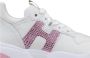 Hogan Leren Vetersneakers voor Dames White Dames - Thumbnail 5