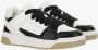 Hogan Leren Vetersneakers Zwart Wit White Heren - Thumbnail 3