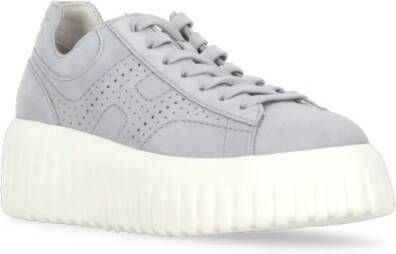 Hogan Lichtblauwe Suède Sneakers Blue Dames