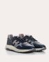 Hogan Lichte Leren Sneakers Blue Heren - Thumbnail 2