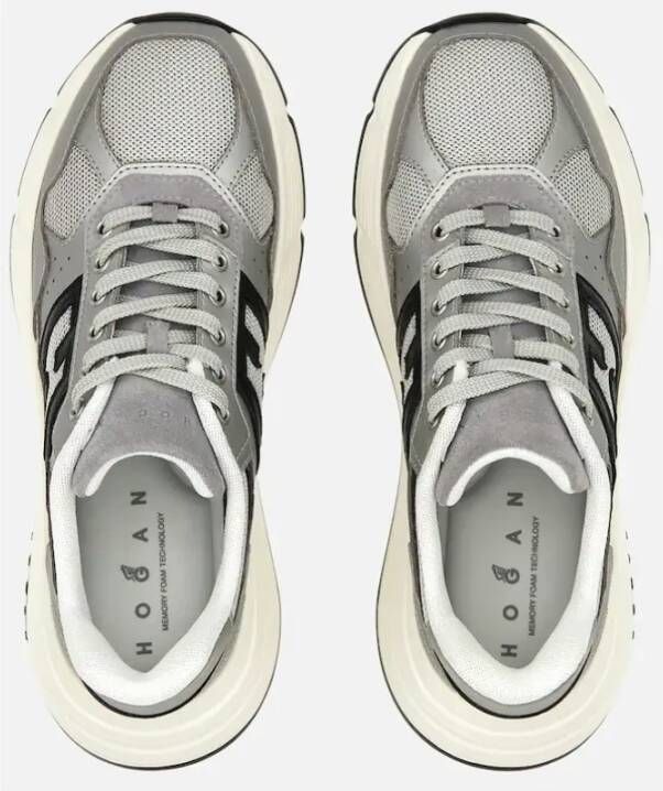 Hogan Lichtgrijze Platte Schoenen Gray Dames