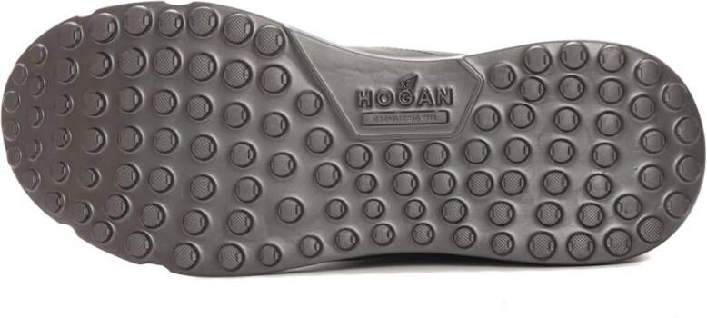 Hogan Memory Foam Leren Sneakers Black Heren