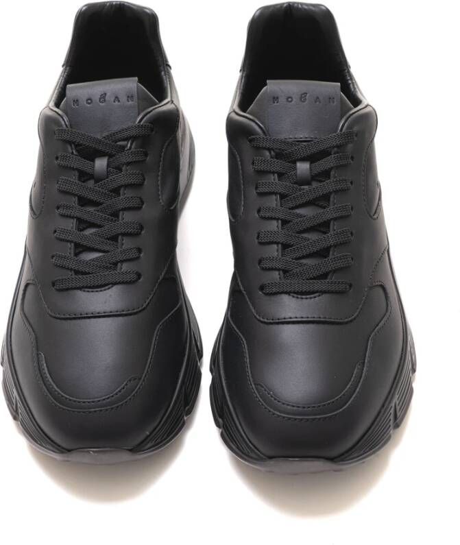 Hogan Memory Foam Leren Sneakers Black Heren