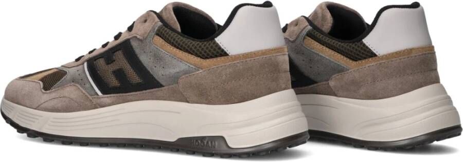 Hogan Mesh Combi Runner Sneakers Beige Heren