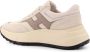 Hogan Mesh en Suède Sneakers Beige Dames - Thumbnail 3