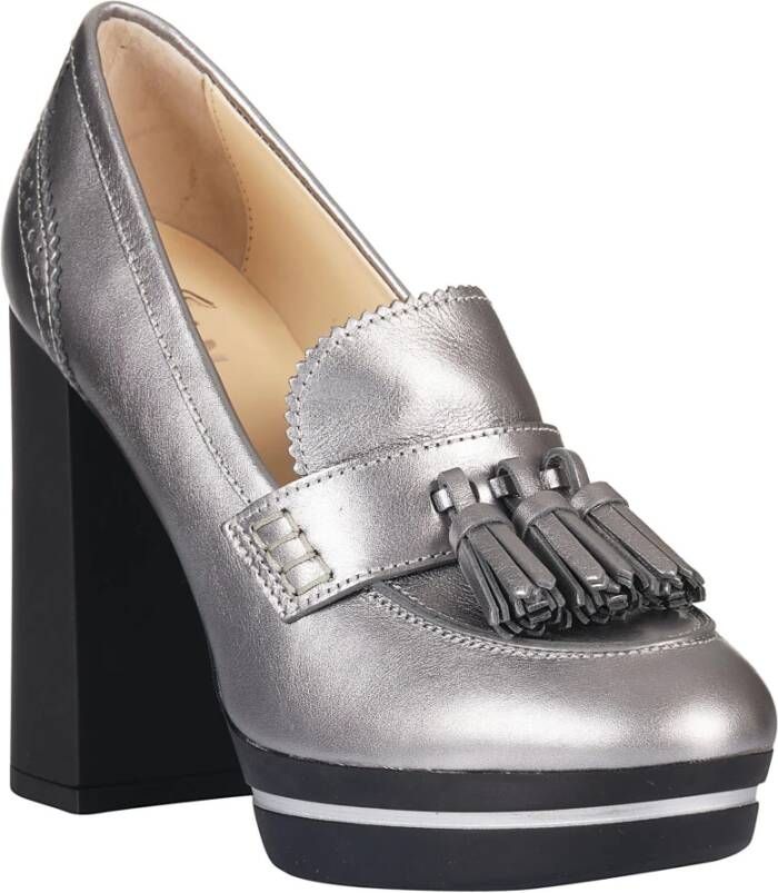 Hogan Metallic Schoenen voor een stijlvolle look Gray Dames