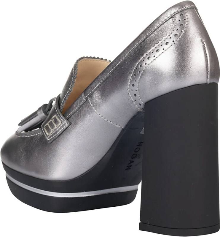 Hogan Metallic Schoenen voor een stijlvolle look Gray Dames