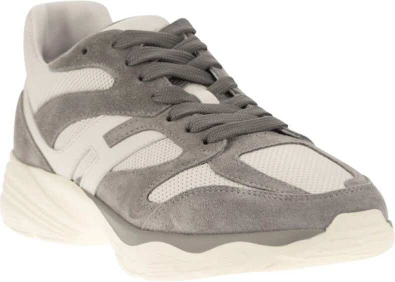 Hogan Moderne Stedelijke Sneakers met Lichtgewicht EVA Zool Gray Heren