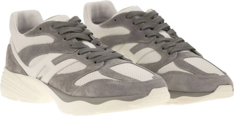 Hogan Moderne Stedelijke Sneakers met Lichtgewicht EVA Zool Gray Heren