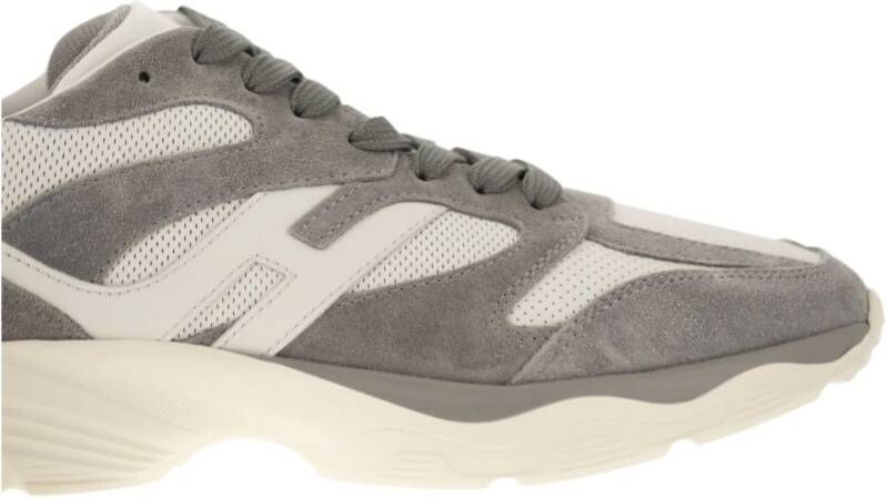 Hogan Moderne Stedelijke Sneakers met Lichtgewicht EVA Zool Gray Heren