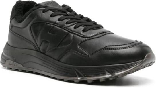 Hogan Multicolor Casual Trainers met Leren Bovenwerk Black Heren