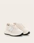 Hogan Nappa Leren Sneakers met Metallic H Beige Dames - Thumbnail 2