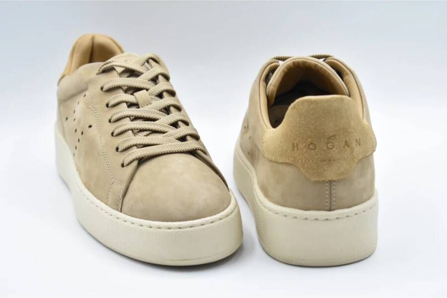 Hogan Natuurlijke Veterschoenen Beige Dames