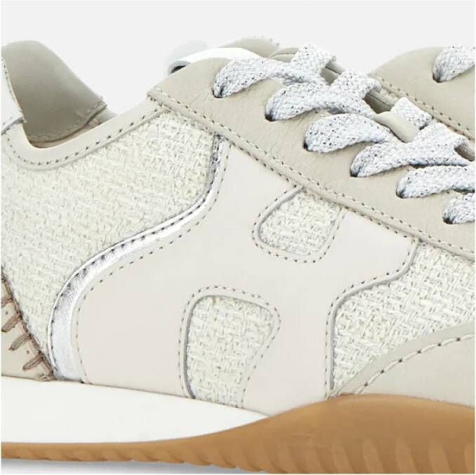 Hogan Olympia-Z Sneakers met Nubuck en Stoffen Inzetstukken White Dames