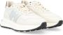 Hogan Patch Sneakers Lace-Up Style White Dames - Thumbnail 2