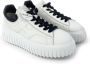 Hogan Platform sneakers in wit met zwarte details White Dames - Thumbnail 4