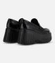 Hogan Platform Zwarte Mocassin Schoenen Black Dames - Thumbnail 2