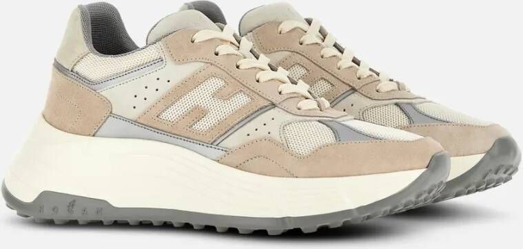 Hogan Platte Beige Schoenen Beige Dames