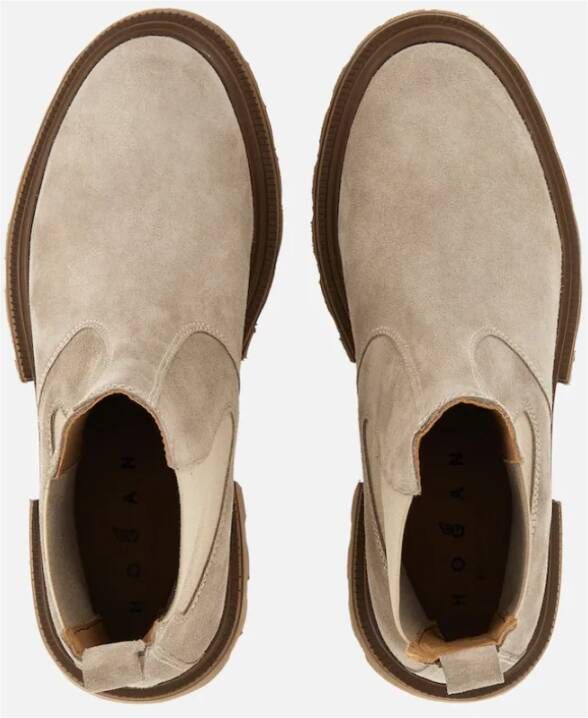 Hogan Platte Beige Schoenen Beige Dames