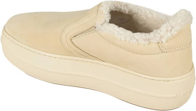 Hogan Platte Casual Schoenen Beige Dames