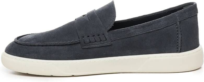 Hogan Platte Coole Mocassin Schoenen Blue Heren