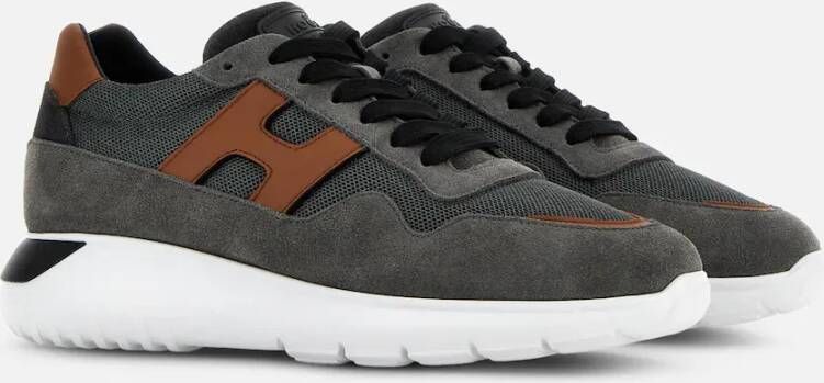 Hogan Platte Grijze Schoenen Gray Heren