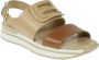 Hogan Platte Sandalen Upgrade H222 Stijl Bruin Dames - Thumbnail 2