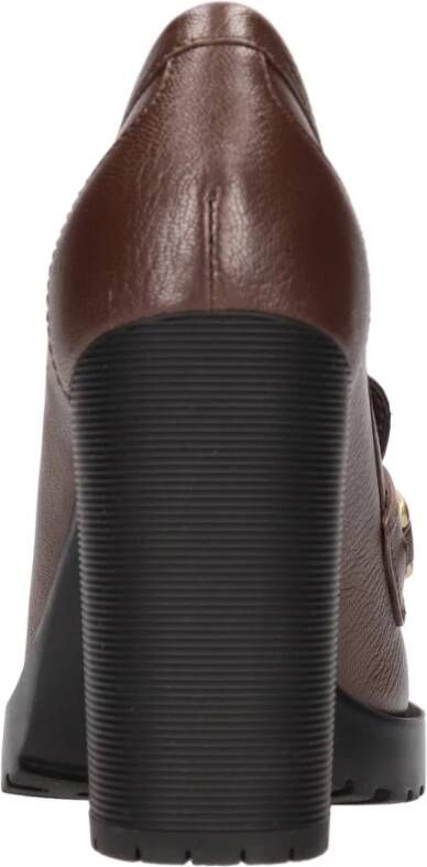 Hogan Platte schoenen Bruin Brown Dames