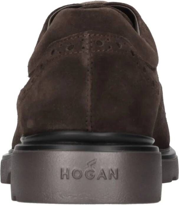 Hogan Platte schoenen Bruin Brown Heren