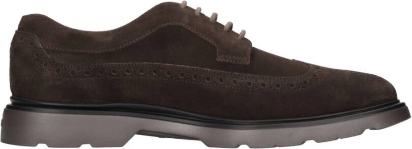 Hogan Platte schoenen Bruin Brown Heren