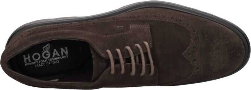 Hogan Platte schoenen Bruin Brown Heren