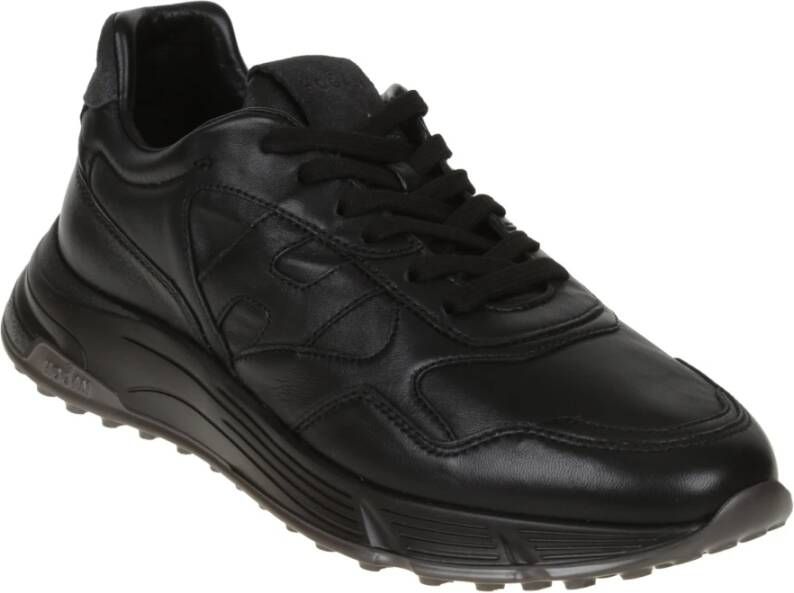 Hogan Platte Schoenen Hyperlight Leer Black Heren