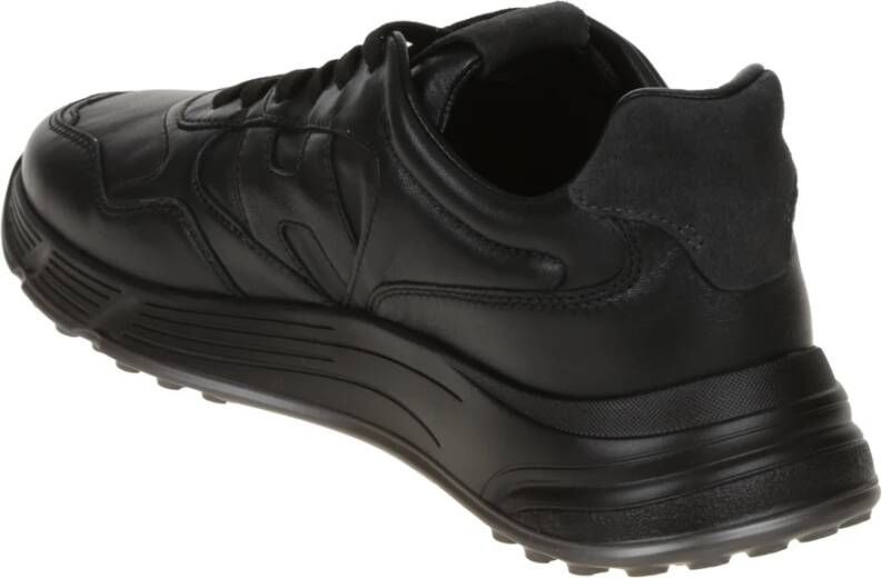 Hogan Platte Schoenen Hyperlight Leer Black Heren