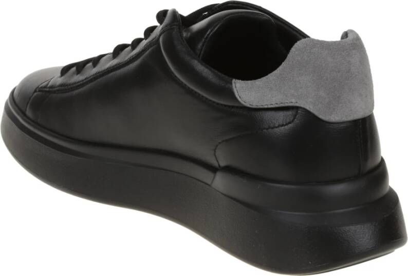 Hogan Platte Schoenen Rebel Pelle Black Heren