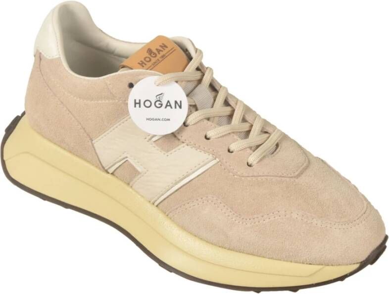 Hogan Platte schoenen voor vrouwen Beige Dames