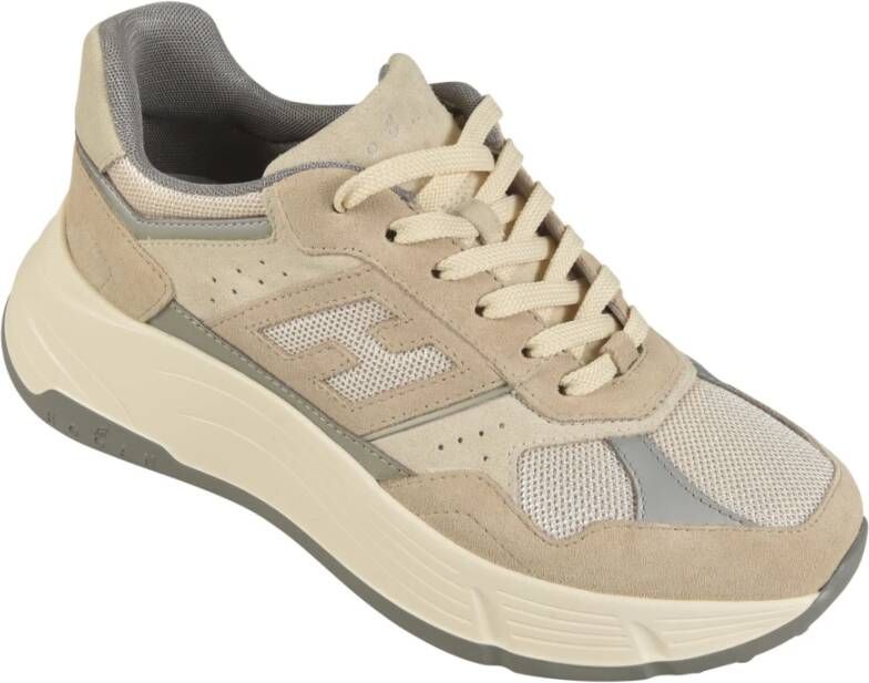 Hogan Platte schoenen voor vrouwen Beige Dames