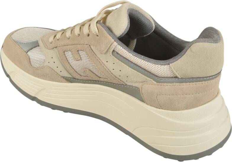 Hogan Platte schoenen voor vrouwen Beige Dames