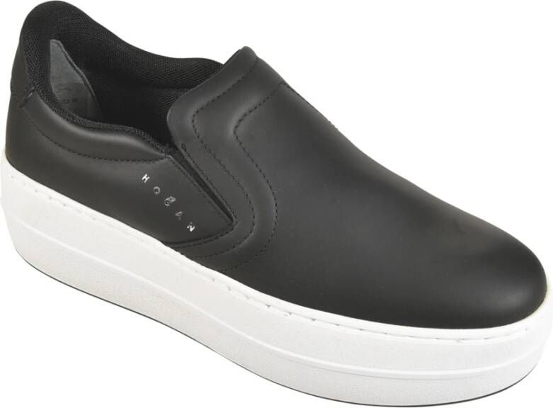 Hogan Platte schoenen voor vrouwen Black Dames