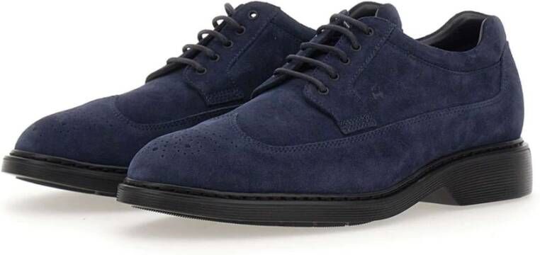 Hogan Platte Schoenen voor Vrouwen Blue Heren