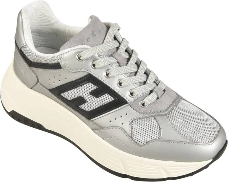 Hogan Platte schoenen voor vrouwen Gray Dames