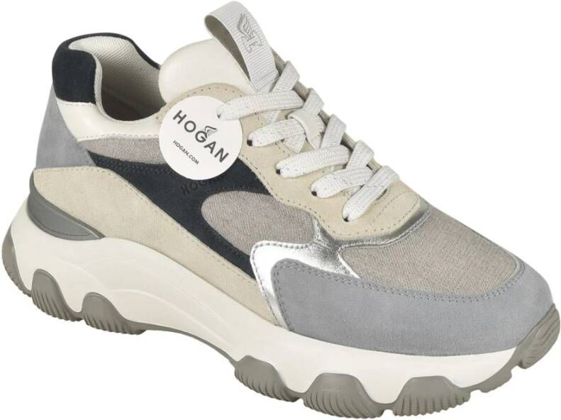 Hogan Platte schoenen voor vrouwen Gray Dames