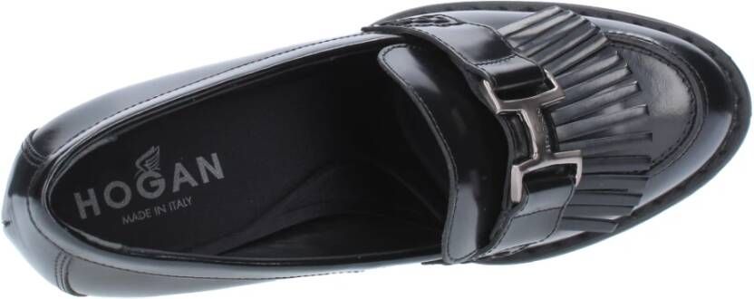 Hogan Platte schoenen Zwart Black Dames