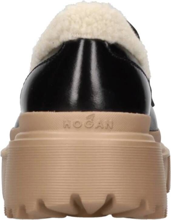 Hogan Platte schoenen Zwart Black Dames