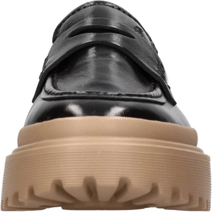 Hogan Platte schoenen Zwart Black Dames